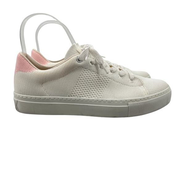 Greats Womens 7 Shoe White Brooklyn Royale Knit Sneakers Strobel Cushioned Vegan - Picture 1 of 12
